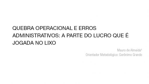 Livro do professor Carlos Eduardo &eacute; fonte para trabalho de aluno do Curso MBA em Gest&atilde;o Empresarial
