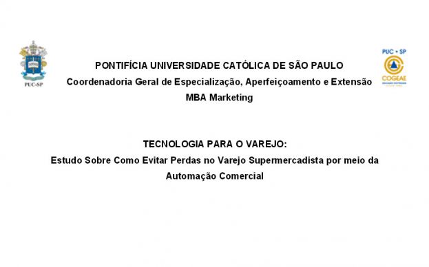 Livro do professor Carlos Eduardo &eacute; fonte para Monografia de MBA em Marketing