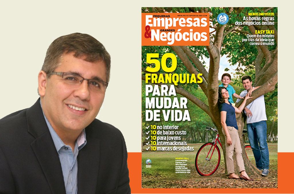 Professor Carlos Eduardo Santos &eacute; fonte para reportagem da Revista PEGN
